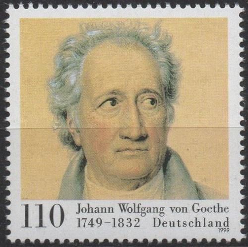 Potov znmka Nemecko 1999 Johann Wolfgang Goethe Mi# 2073 - zvi obrzok