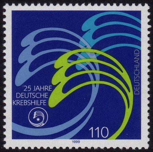 Potov znmka Nemecko 1999 Organizcie pomoci s rakovinou Mi# 2044