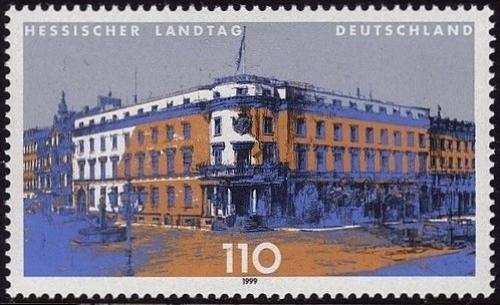 Potov znmka Nemecko 1999 Parlament ve Wiesbadenu Mi# 2030