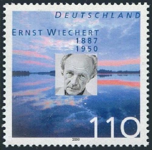 Poštová známka Nemecko 2000 Ernst Wiechert, spisovatel Mi# 2132