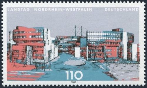 Poštová známka Nemecko 2000 Parlament v Düsseldorfu Mi# 2110