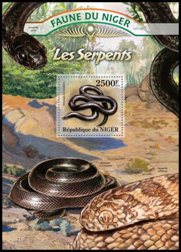 Poštová známka Niger 2013 Hady Mi# Block 150 Kat 10€ 