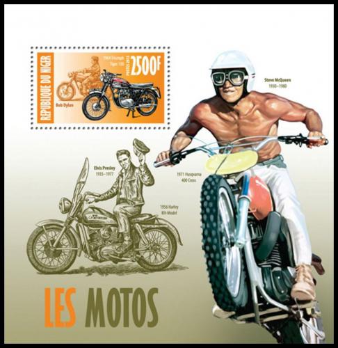 Poštová známka Niger 2013 Motocykle Mi# Block 203 Kat 10€