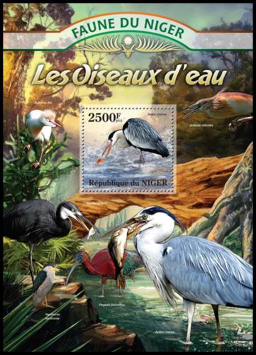 Poštová známka Niger 2013 Vodní ptáci Mi# Block 152 Kat 10€