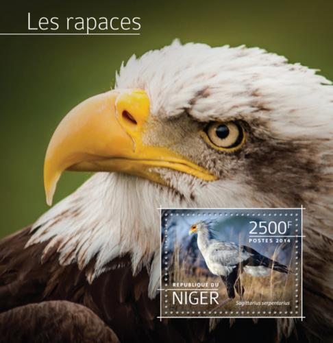 Poštová známka Niger 2014 Dravci Mi# Block 383 Kat 10€