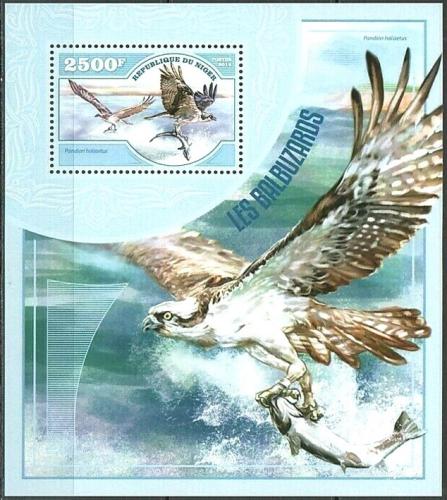 Poštová známka Niger 2014 Orlovec øíèní Mi# Block 356 Kat 10€