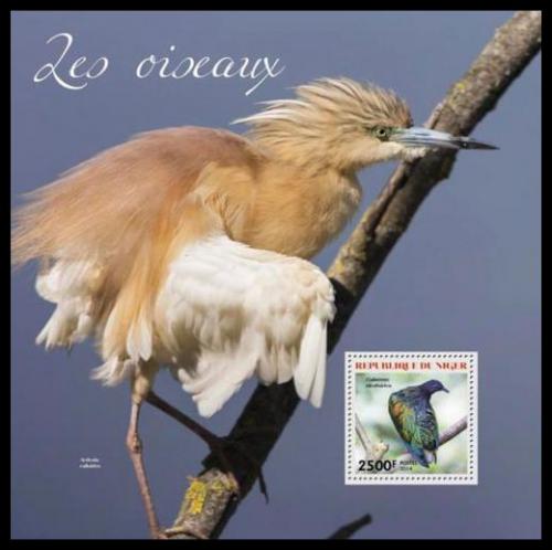 Poštová známka Niger 2014 Vtáci Mi# Mi# Block 331 Kat 10€