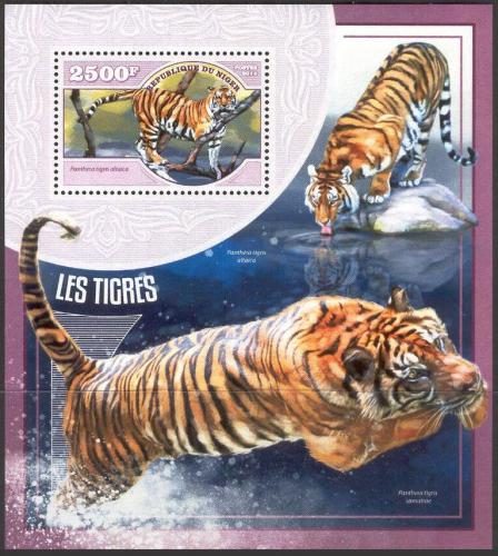 Poštová známka Niger 2014 Tygøi Mi# Block 358 Kat 10€
