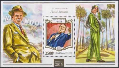 Poštová známka Niger 2015 Frank Sinatra Mi# Block 414 Kat 10€