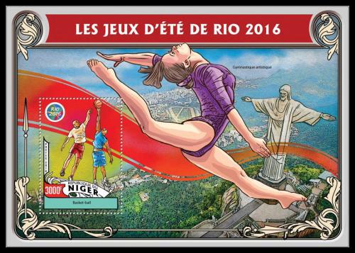 Poštová známka Niger 2016 LOH Rio de Janeiro Mi# Block 572 Kat 12€