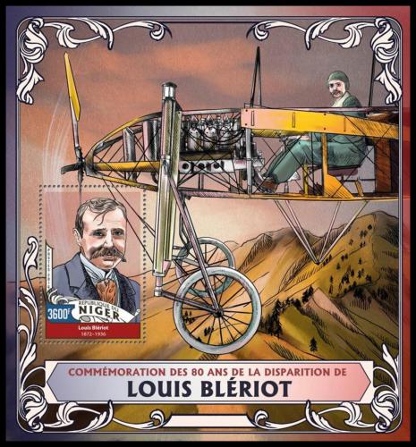 Poštová známka Niger 2016 Louis Blériot Mi# Block 511 Kat 14€ 