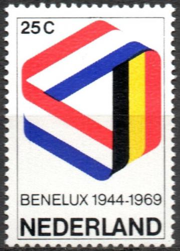 Poštová známka Holandsko 1969 BENELUX, 25. výroèie Mi# 926