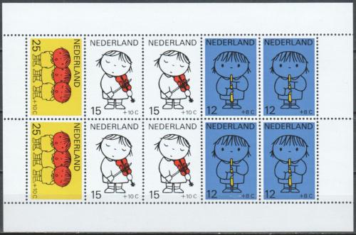 Poštová známka Holandsko 1969 Kresby dìtí Mi# Block 8 Kat 10€