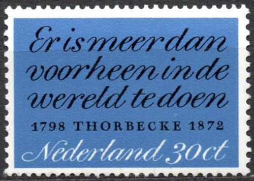 Poštová známka Holandsko 1972 Citát, Johan Rudolf Thorbecke Mi# 989