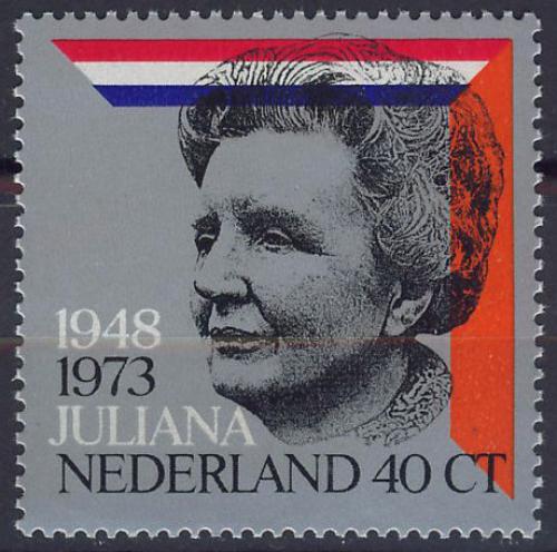 Poštová známka Holandsko 1973 Krá¾ovna Juliana Mi# 1017