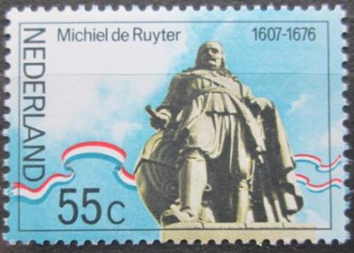 Potov znmka Holandsko 1976 Admirl Michiel de Ruyter Mi# 1074 - zvi obrzok