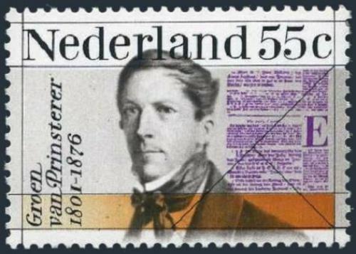 Potov znmka Holandsko 1976 Guillaume Groen van Prinsterer, politik Mi# 1075 - zvi obrzok