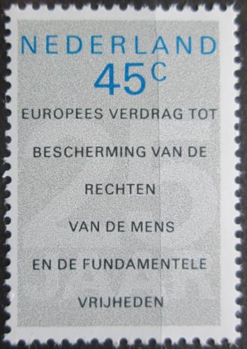 Potov znmka Holandsko 1978 Evropsk konvence o lidskch prvech Mi# 1119 - zvi obrzok