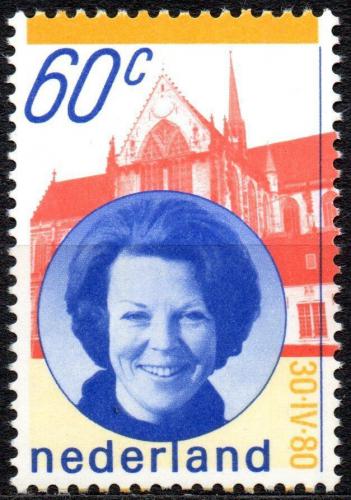 Potov znmka Holandsko 1980 Krovna Beatrix Mi# 1160 - zvi obrzok