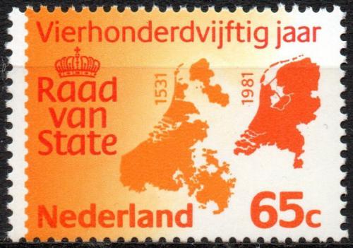 Potov znmka Holandsko 1981 Mapa Mi# 1188