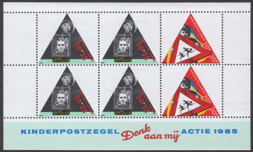 Poštová známka Holandsko 1985 Bezpeènos� silnièního provozu Mi# Block 28