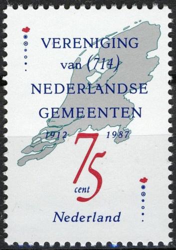 Poštová známka Holandsko 1987 Mapa Mi# 1326