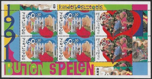 Poštová známka Holandsko 1991 Hrající si dìti Mi# Block 35