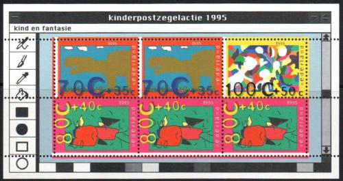 Poštová známka Holandsko 1995 Kresby na poèítaèi Mi# Block 45 Kat 7.50€