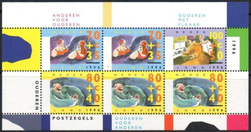 Poštová známka Holandsko 1996 Práce seniorù Mi# Block 48 Kat 8€