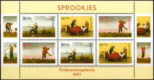 Poštová známka Holandsko 1997 Rozprávky Mi# Block 54 Kat 7.50€