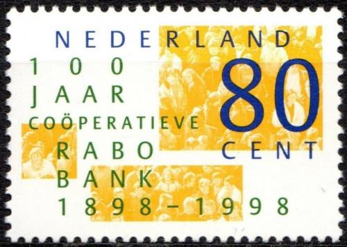 Poštová známka Holandsko 1998 Banka Rabo, 100. výroèie Mi# 1659