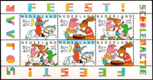 Poštová známka Holandsko 1998 Dìtské o Mi# Block 58 Kat 8.50€