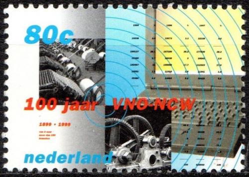 Poštová známka Holandsko 1999 Svaz zamìstnavatelù, 100. výroèie Mi# 1736