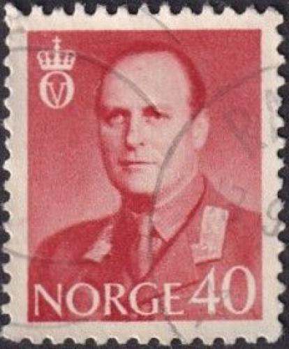 Potov znmka Nrsko 1958 Kr Olaf V. Mi# 420