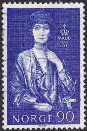 Potovn znmka Norsko 1969 Krlovna Maud z Walesu Mi# 599