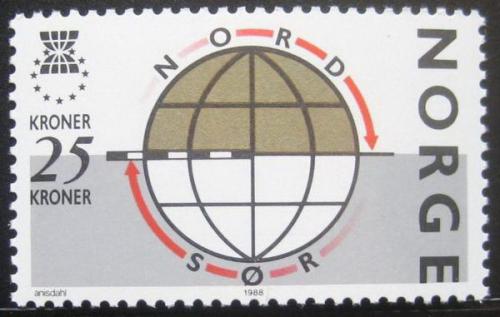 Poštová známka Nórsko 1988 Evropská solidarita Mi# 995