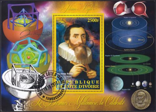 Potov znmka Pobreie Slonoviny 2013 Johannes Kepler Mi# N/N