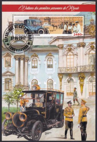 Potov znmka Pobreie Slonoviny 2017 Rusk historick automobily Mi# N/N