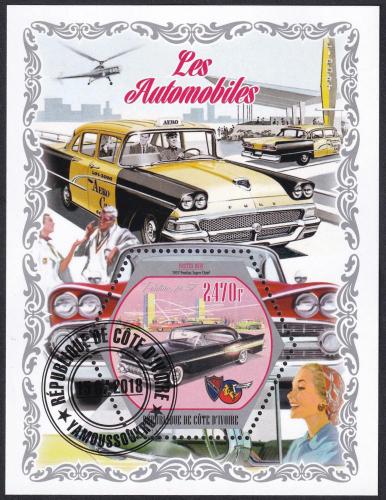 Potov znmka Pobreie Slonoviny 2018 Klasick automobily 3B Mi# N/N