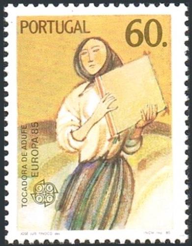 Poštová známka Portugalsko 1985 Európa CEPT, rok hudby Mi# 1656