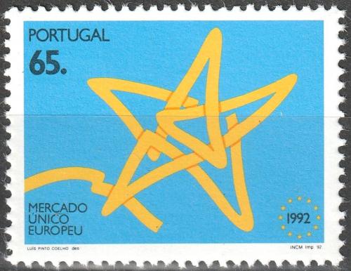 Poštová známka Portugalsko 1992 Jednotný evropský trh Mi# 1946