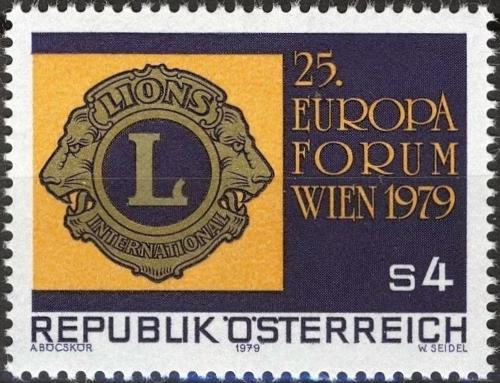 Potov znmka Raksko 1979 Evropsk frum Lions Mi# 1624 