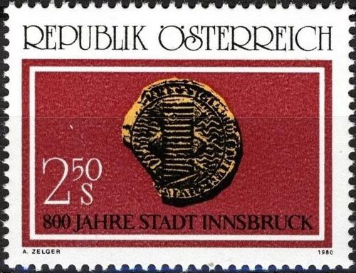 Potov znmka Raksko 1980 Innsbruck Mi# 1647