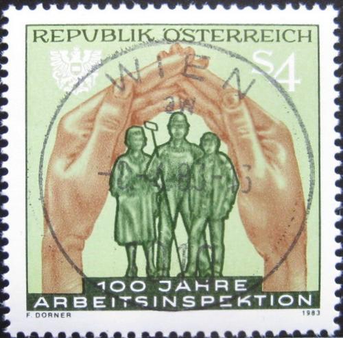 Potov znmka Raksko 1983 Inspekce prce 1A Mi# 1735