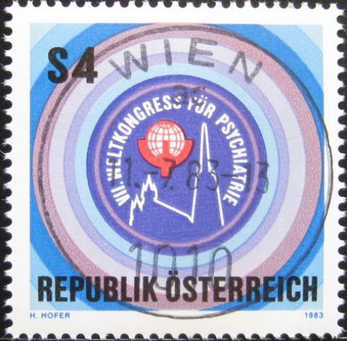 Potov znmka Raksko 1983 Kongres psychiatr 1A Mi# 1745