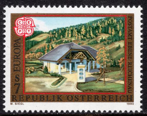 Poštová známka Rakúsko 1990 Európa CEPT, pošta Mi# 1989