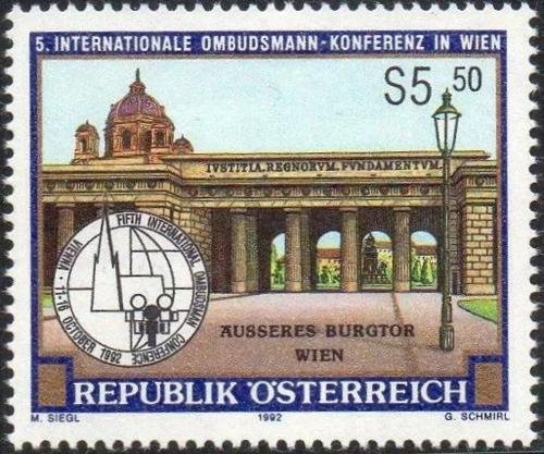Potovn znmka Rakousko 1992 Konference ombudsman Mi# 2076