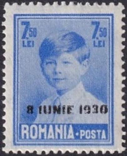 Potov znmka Rumunsko 1930 Kr Michael I. pretla Mi# 368 Kat 13