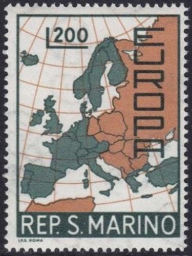 Poštová známka San Marino 1967 Európa CEPT Mi# 890