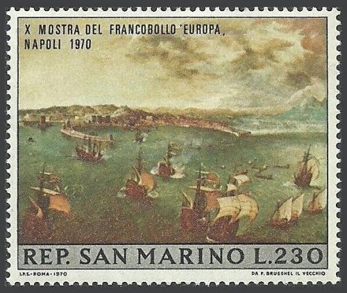 Poštová známka San Marino 1970 Umenie, Pieter Bruegel Mi# 954